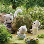 Playset Sylvanian Families Snow Leopard Family Multicolor