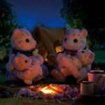 Playset Sylvanian Families Snow Leopard Family Multicolor