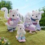 Playset Sylvanian Families Snow Leopard Family Multicolor