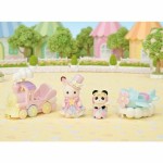 Playset Sylvanian Families Amusement Park Ride - Plane & Train Multicolor