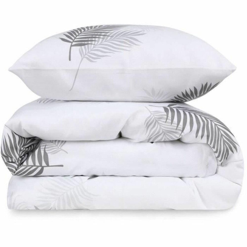 Set husă de pătură Gri Pat 200 3 Piese