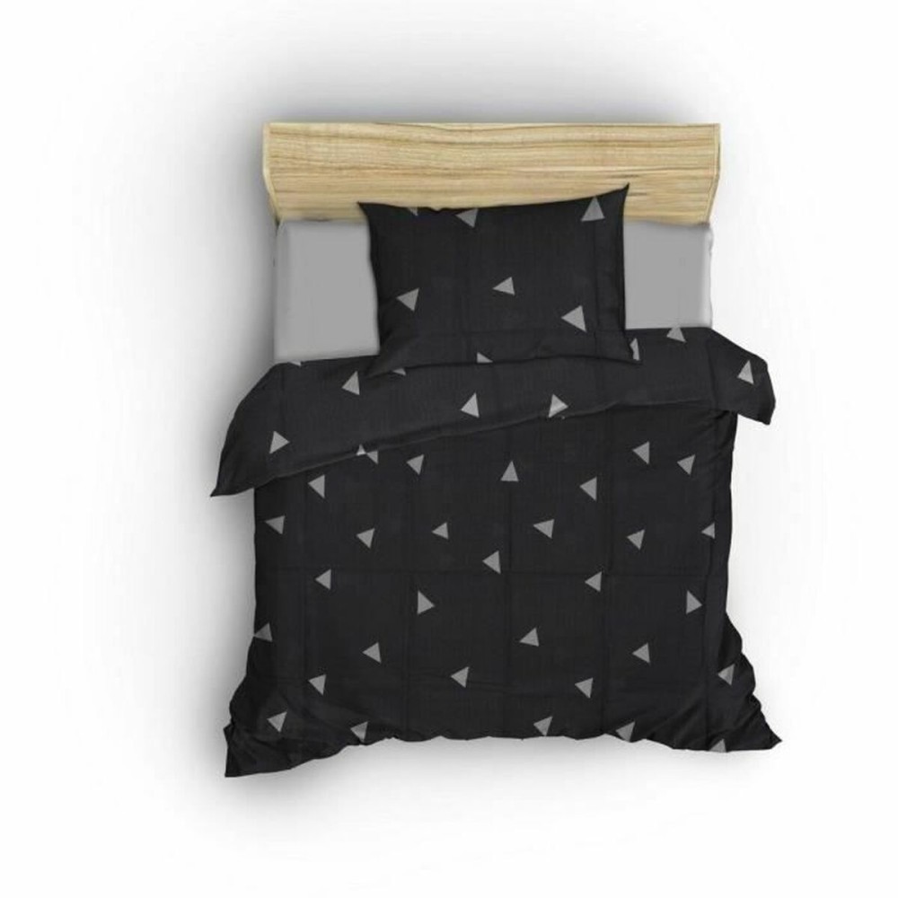 Set husă de pătură Gri Pat 200 3 Piese