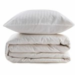 Set husă de pătură Crem Pat 200 3 Piese