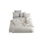 Set husă de pătură Bej Pat 200 3 Piese