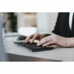 Tastatură Cherry KW 9200 MINI Qwerty Spaniolă Negru