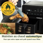 Friteuză cu Aer Cuisinart AFD10XBLE Negru 2400 W 10,4 L