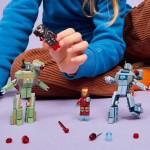 Set de Construcție Lego 76320 Iron Man & War Machine VS Hammer Drones 204 Piese