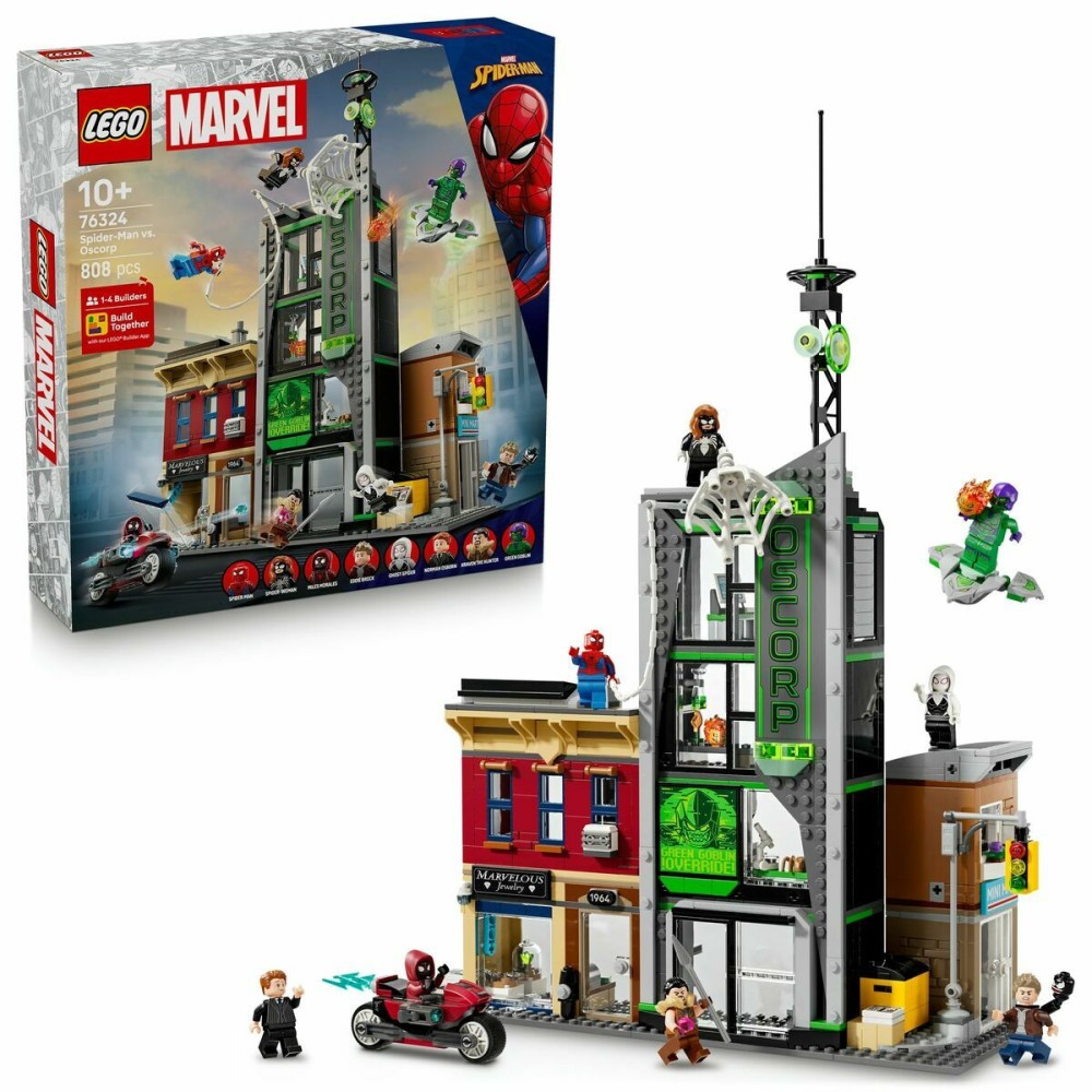 Set de Construcție Lego 76324 Spider-Man VS Oscorp 808 Piese
