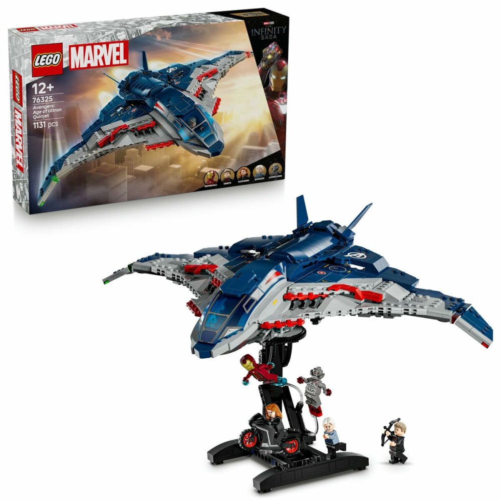 Set de Construcție Lego 76325 Age of Ultron Quinjet 1131 Piese
