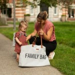 Geantă pentru scutece Childhome Family Bag Gri