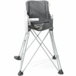 Scaun înalt Bright Starts Pop N Dine Gri