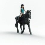 Figurină Schleich Horse Club 42712 Lisa & Storm 8 x 15 x 18 cm 19 X 10 X 17 CM