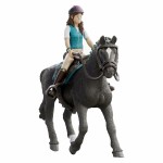 Figurină Schleich Horse Club 42712 Lisa & Storm 8 x 15 x 18 cm 19 X 10 X 17 CM