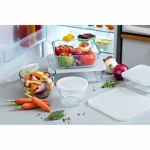 Set de recipiente de bucătărie ermetice Pyrex Cook & Freeze Transparent 8 Piese