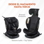 Scaun Auto Babyauto RODIA Gri 0 (de 0 a 10 kilos) I (9 - 18 kg) II (15-25 kg) III (22 - 36 kg) Infantil ECE R129/04