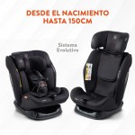 Scaun Auto Babyauto LOLO IBELT Negru 0 (de 0 a 10 kilos) I (9 - 18 kg) II (15-25 kg) III (22 - 36 kg) Infantil ECE R129/04