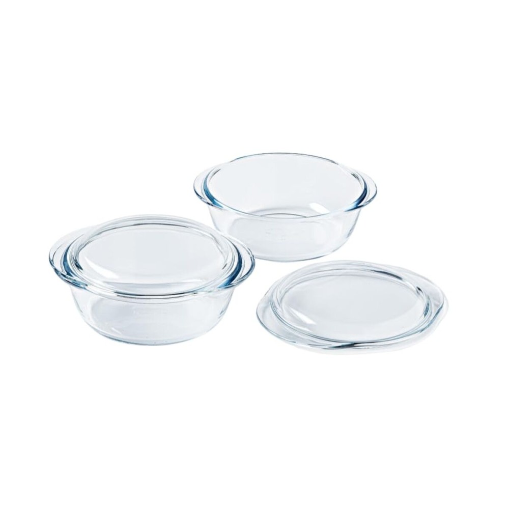 Crăticioară Pyrex Transparent 25 x 20 x 27 cm 2 Unități