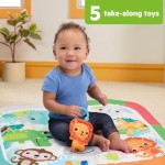 Saltea de joacă Bright Starts Junglă Multicolor