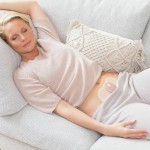 Aparat reîncărcabil de făcut masaj menstrual relaxant Medisana TT 250 Bej