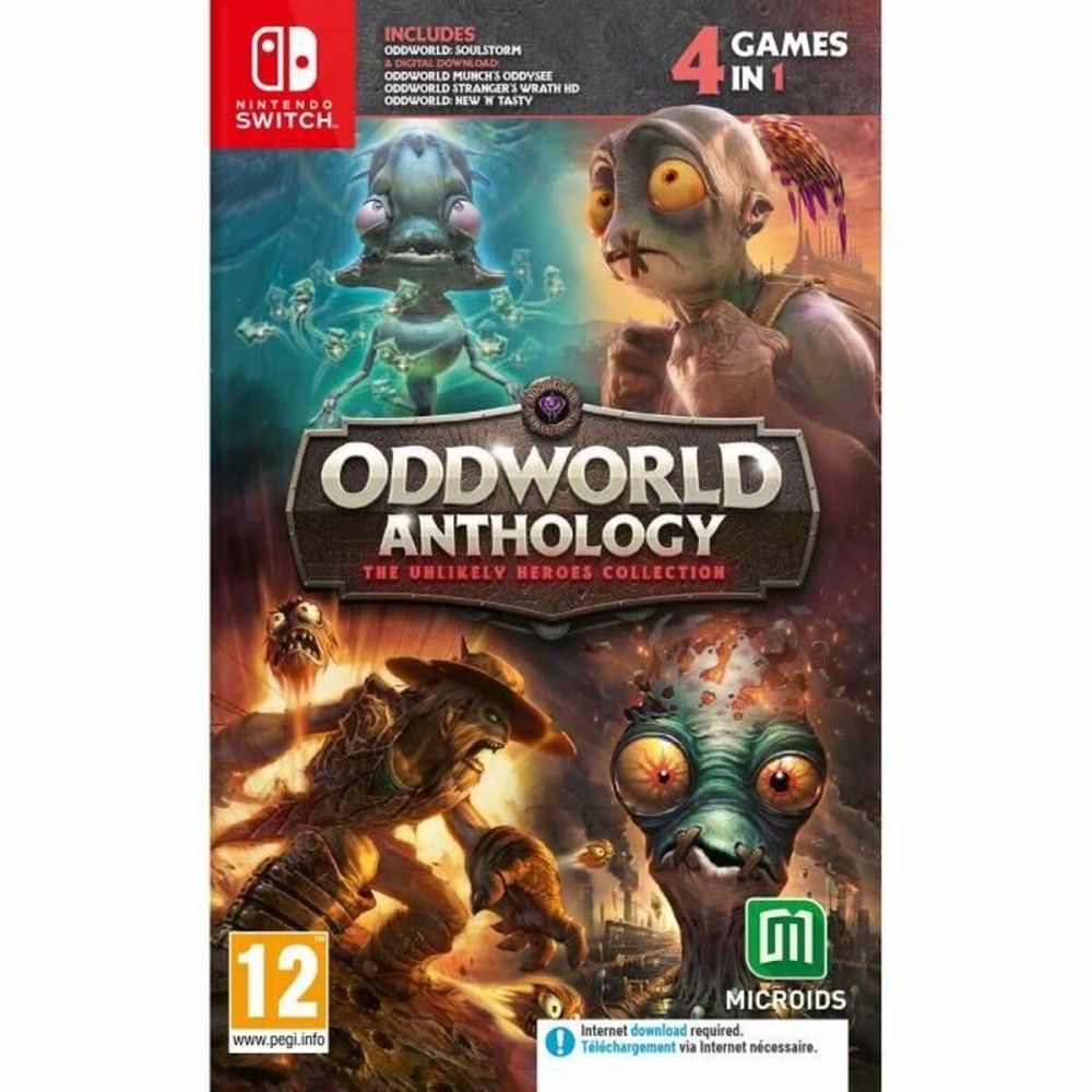 Joc video pentru Switch Microids Oddworld Anthology: The Unlikely Heroes Collection