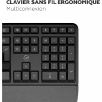 Tastatură Mobility Lab Azerty Franceză Negru