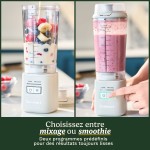 Mixer cu Pahar Cuisinart PBL100E Blast&Go 120 W Alb 500 ml