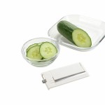 Mandolină-Răzuitoare Leifheit Alb Oțel inoxidabil Plastic 4-ia-1