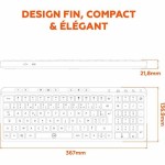 Tastatură Mobility Lab KP450W Compact Negru Gri