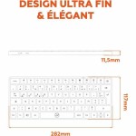 Tastatură Mobility Lab KP430W Mini Gri