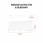 Tastatură Mobility Lab KMP2000W Mini Alb