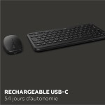 Tastatură și Mouse Mobility Lab CP420W Mini Negru AZERTY