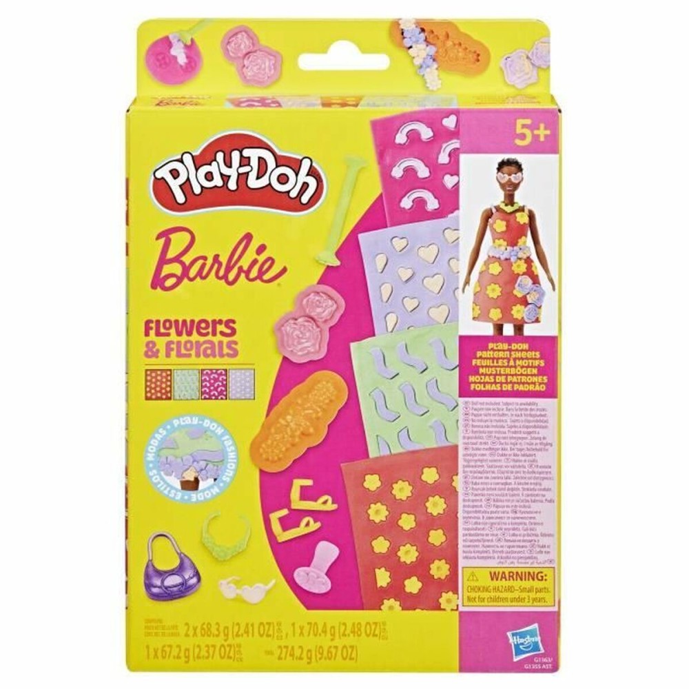 Joc de Plastilină Play-Doh Barbie FLowers & Florals Multicolor