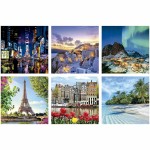 Puzzle Educa 3D 216 Piese (6 Unități)