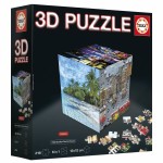 Puzzle Educa 3D 216 Piese (6 Unități)