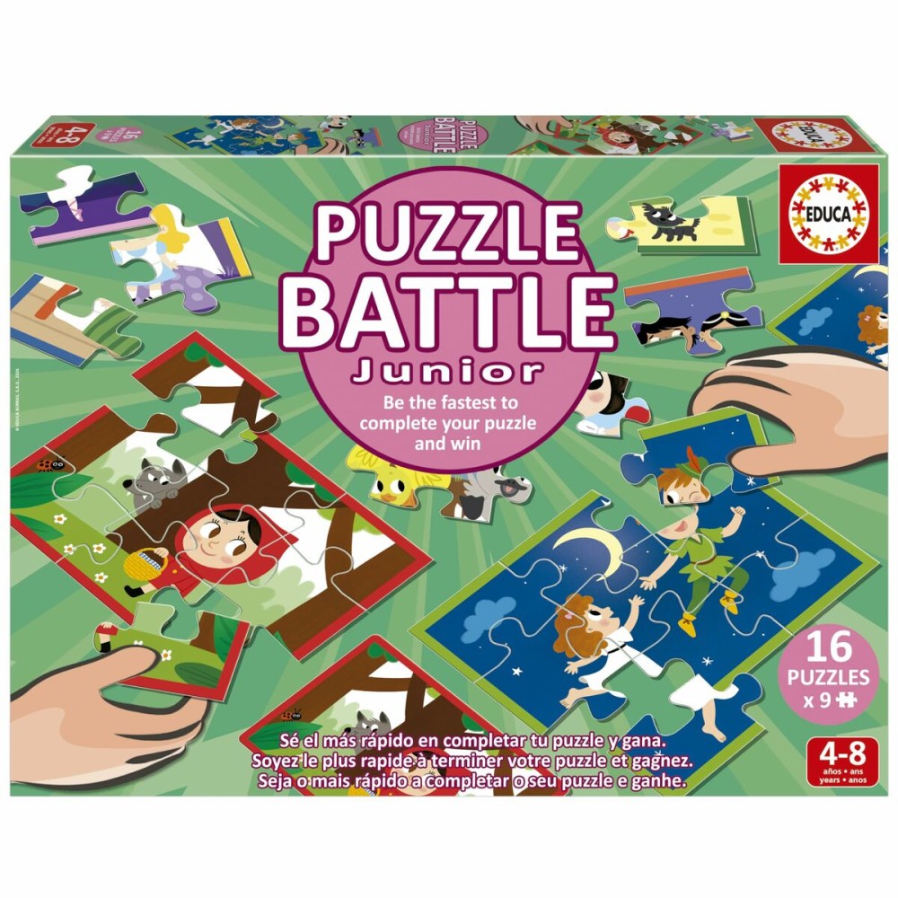 Puzzle Educa Battle Jr Contes 16 Piese