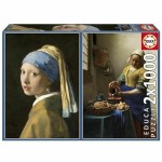 Puzzle Educa Vermeer 1000 Piese (2 Unități)