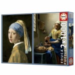Puzzle Educa Vermeer 1000 Piese (2 Unități)