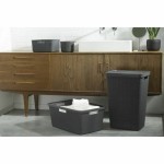 Coș Multifuncțional Curver Gri închis Iută Plastic