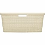 Coș pentru rufe Curver Yute Alb Plastic 45 L