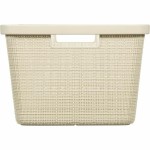 Coș pentru rufe Curver Yute Alb Plastic 45 L