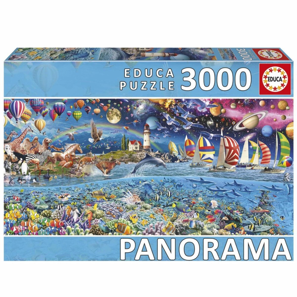Puzzle Educa Panorama de la Vida 3000 Piese