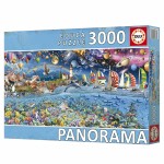 Puzzle Educa Panorama de la Vida 3000 Piese