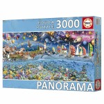 Puzzle Educa Panorama de la Vida 3000 Piese