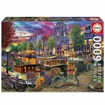 Puzzle Educa Bicicletas en Ámsterdam 6000 Piese