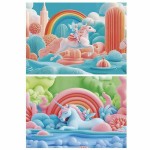 Puzzle Educa Magic Unicorns 48 Piese (2 Unități)