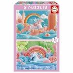 Puzzle Educa Magic Unicorns 48 Piese (2 Unități)