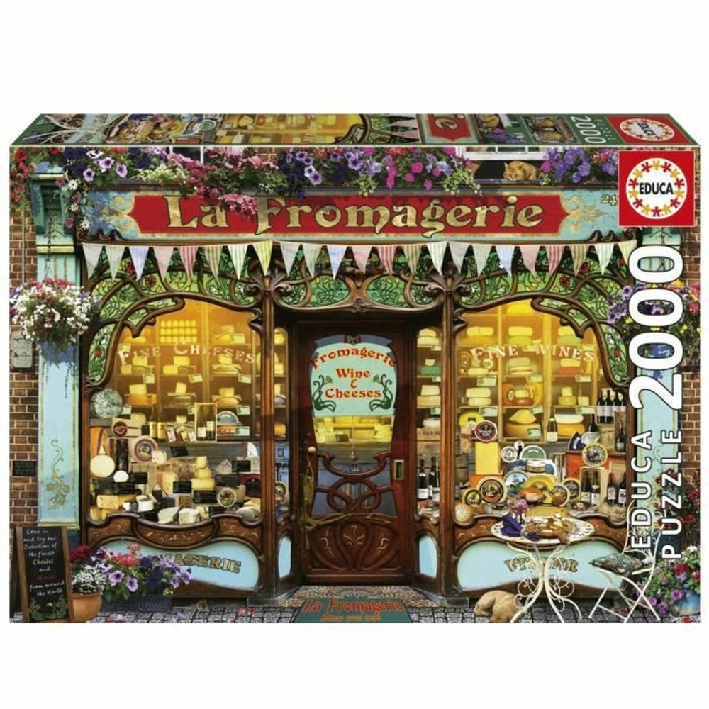 Puzzle Educa The fine cheese shop 2000 Piese