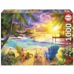 Puzzle Educa Love Beach 1000 Piese