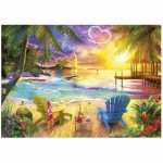 Puzzle Educa Love Beach 1000 Piese