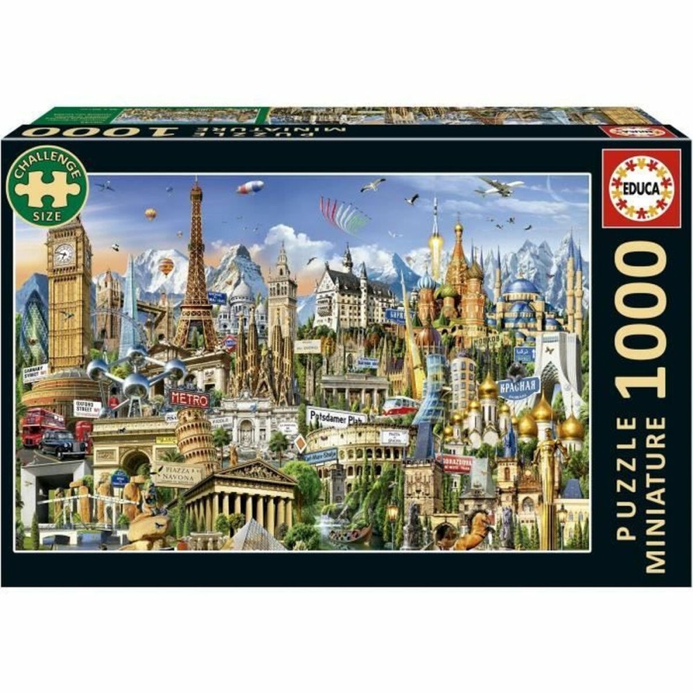 Puzzle Educa Europe Minature 1000 Piese